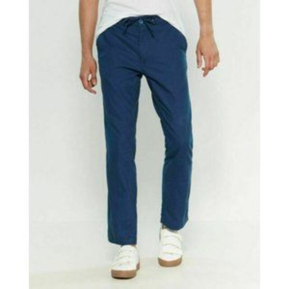 NWT Onia Garment Dye Poplin Lounge Pants In Deep Navy Size XXL